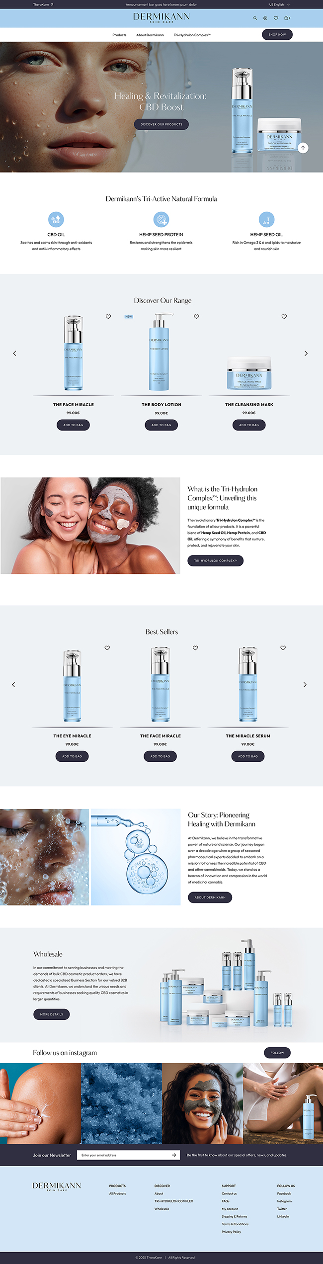 Dermikann — στιγμιότυπο website
