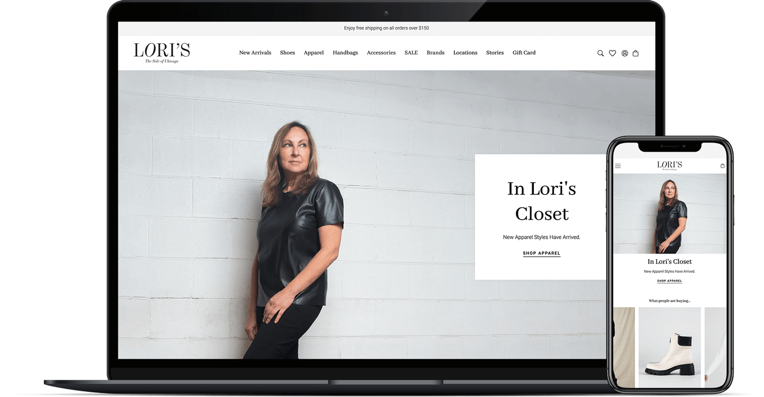 Lori's Shoes — προβολή σε συσκευές