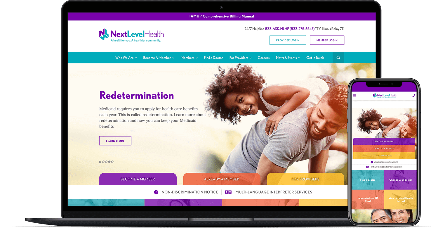 Next Level Health — προβολή σε συσκευές